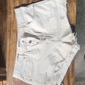 Wild Fable Cream Jean Shorts